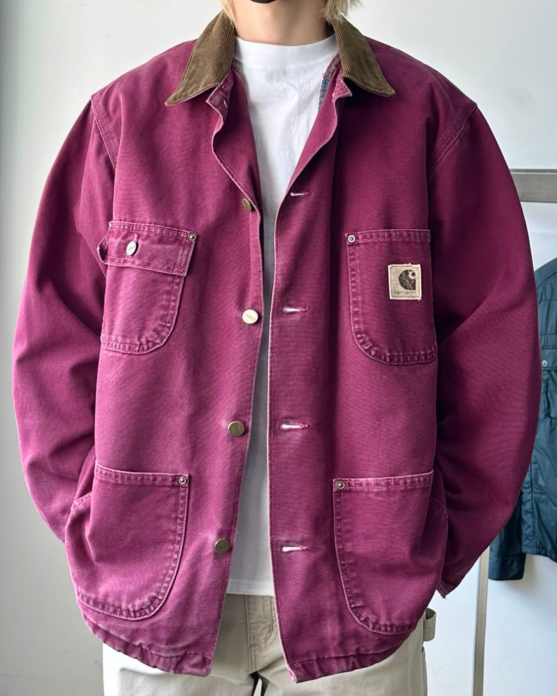 칼하트 90’s U.S.A 덕 캔버스 미시긴 초어 코트 상품이미지3