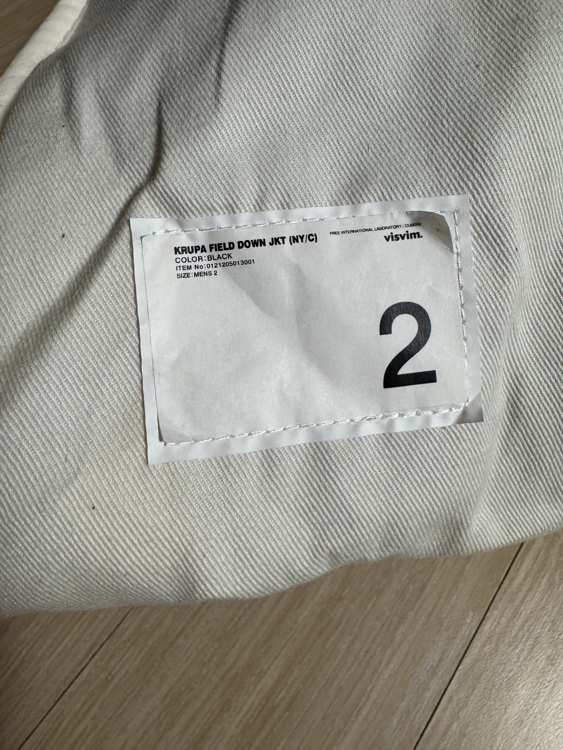 [2] 비즈빔 21AW 크루파 필드 다운 자켓 (블랙) 상품이미지6