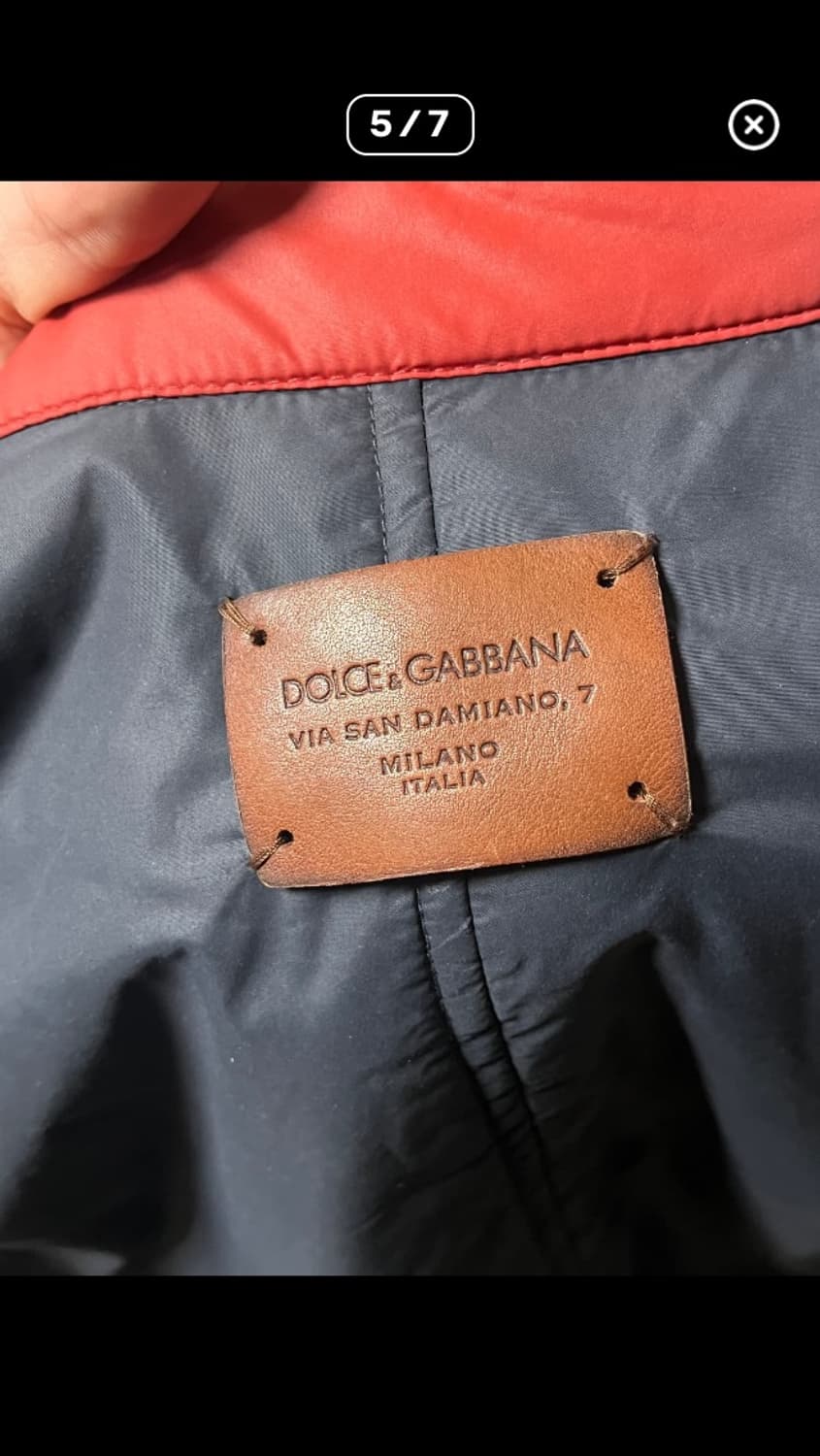 Dolce & Gabbana 00s nylon leather jacket 상품이미지5
