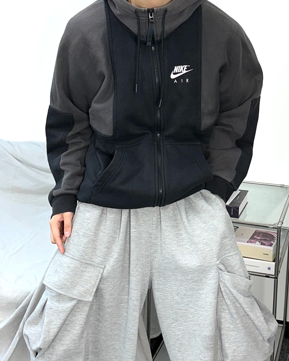 나이키 NSW 에어 풀집 후드집업 M 상품이미지2