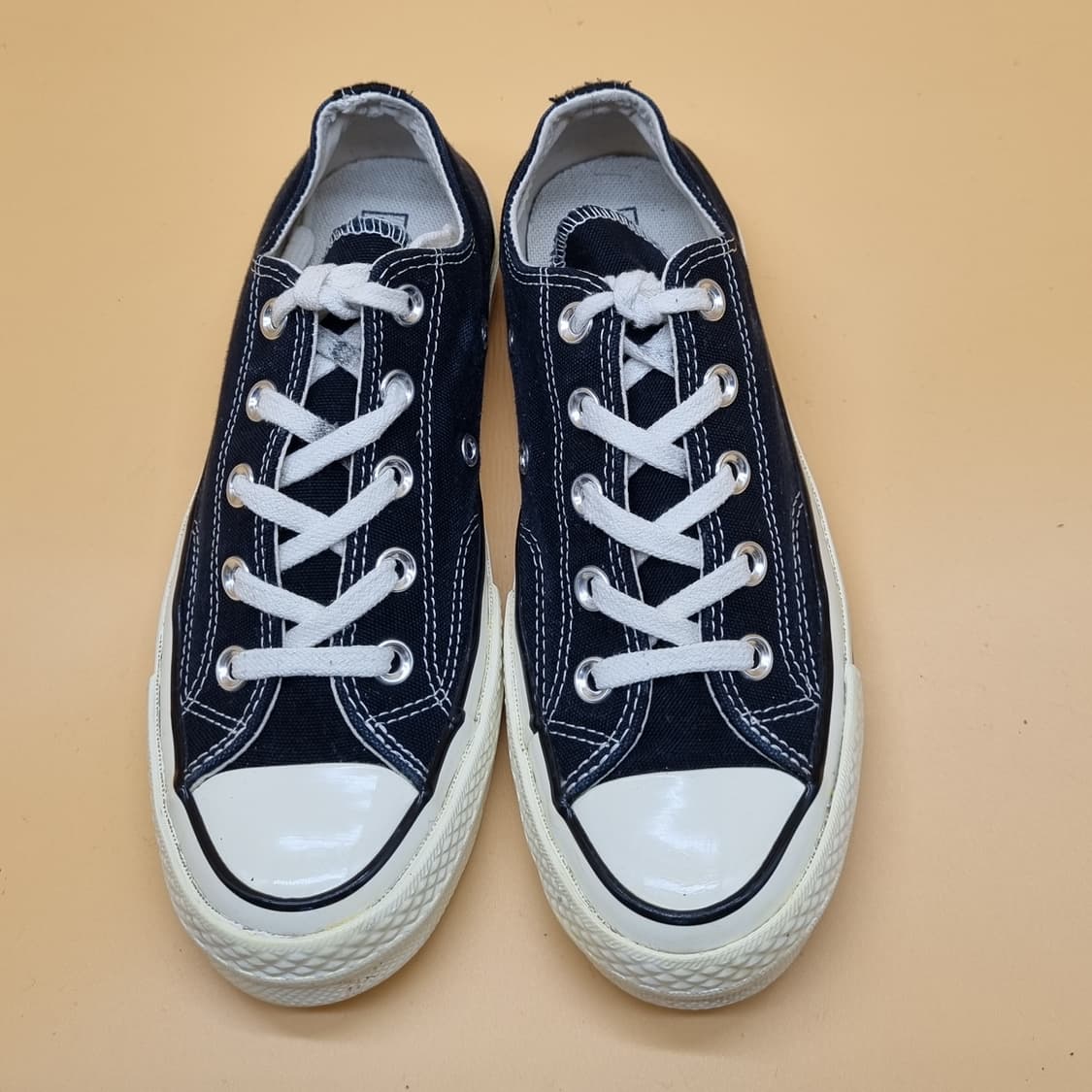 컨버스 척70 로우 블랙 스니커즈 225 상품이미지2