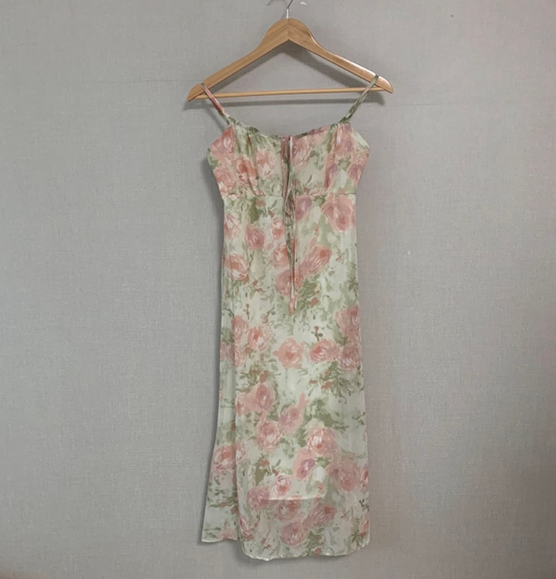 빈티지 플라워 롱 원피스 상품이미지3