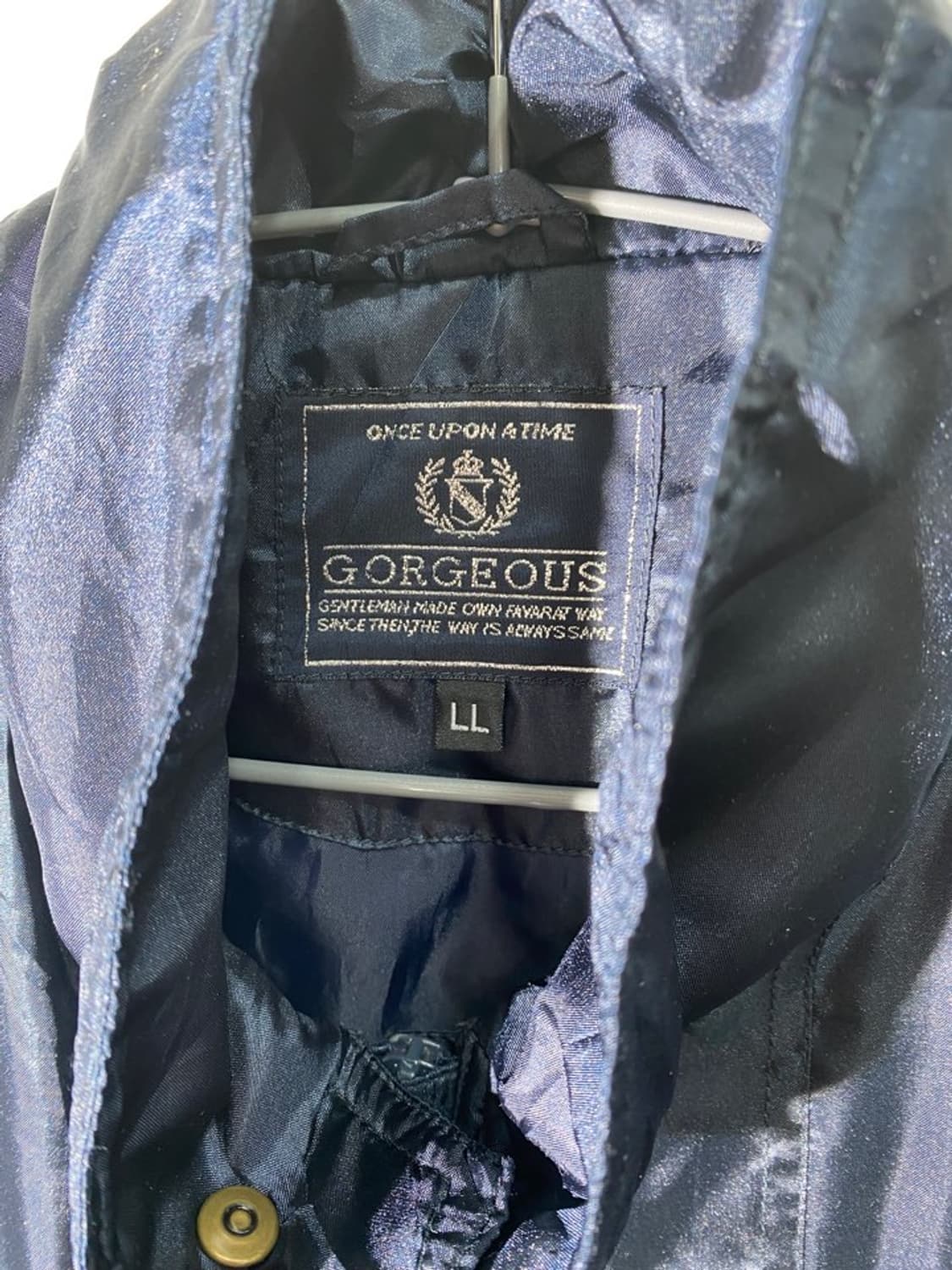 gorgeous 블루종 봄버 상품이미지3