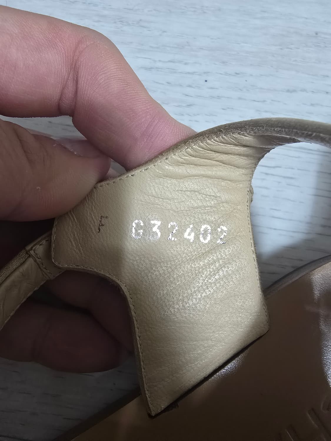 (정품) 샤넬 진주 가죽 샌들 36.5(명품 여자 신발 슬리퍼 뮬) 상품이미지3