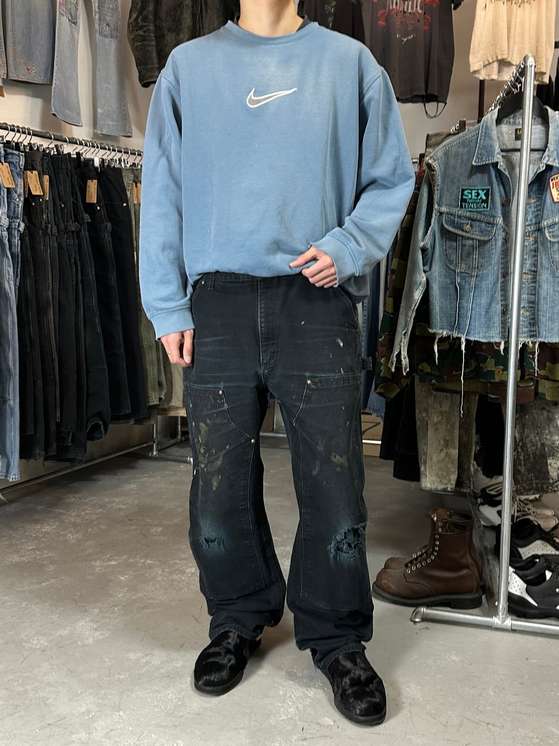 OG USA Made 칼하트 B01 더블니 팬츠 칼하트 썩블니 상품이미지2