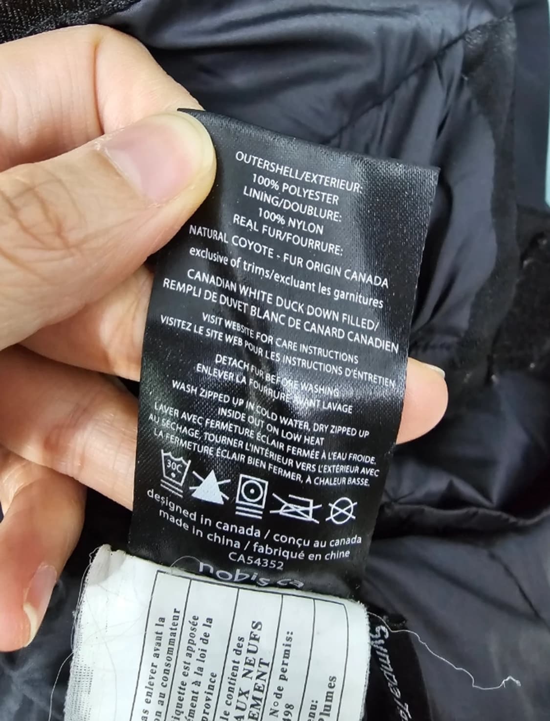 노비스 야테시 블랙 남성 패딩 95 상품이미지10