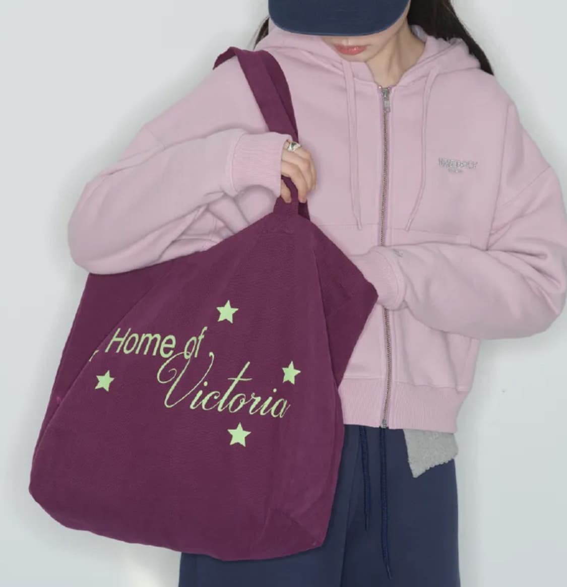 홈바디띵즈 에코백 퍼플 플럼 상품이미지2