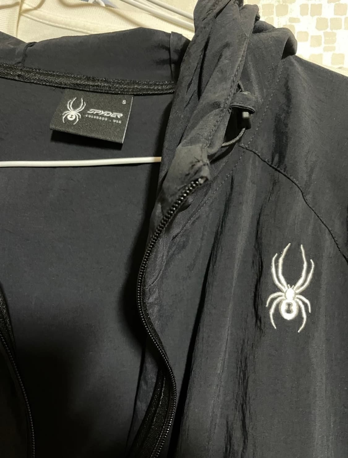 스파이더 자켓 블랙 S 상품이미지3
