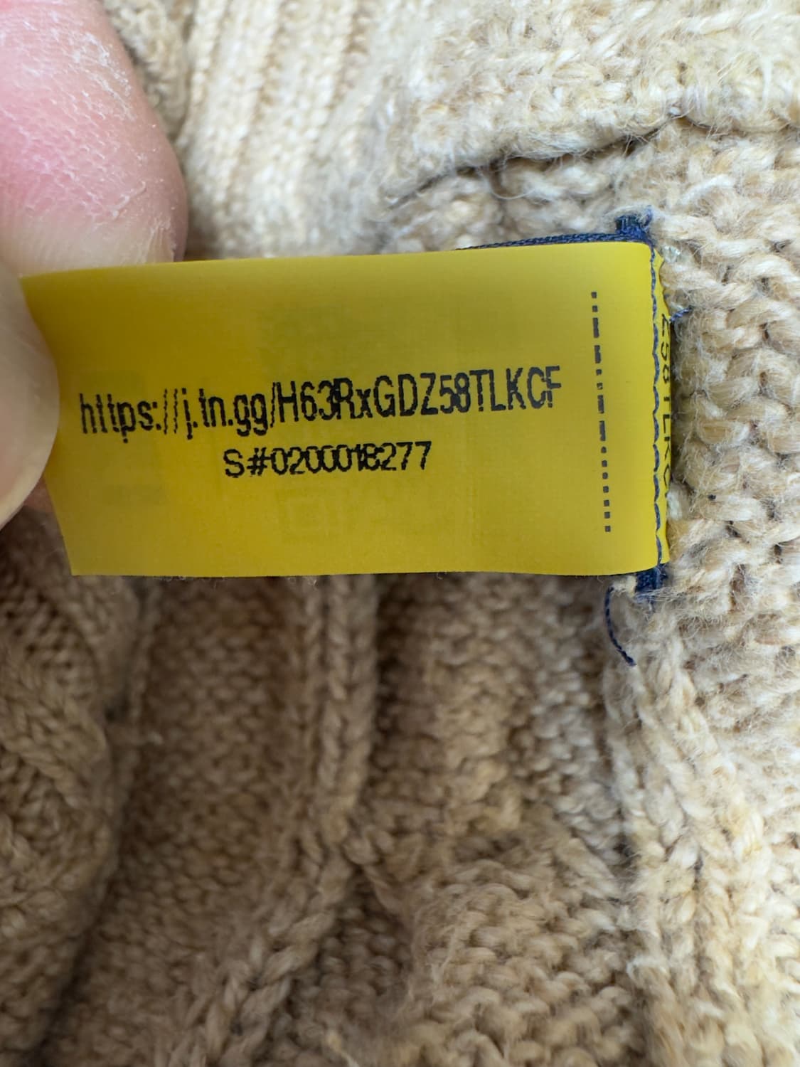 폴로 반짚업 니트 상품이미지5