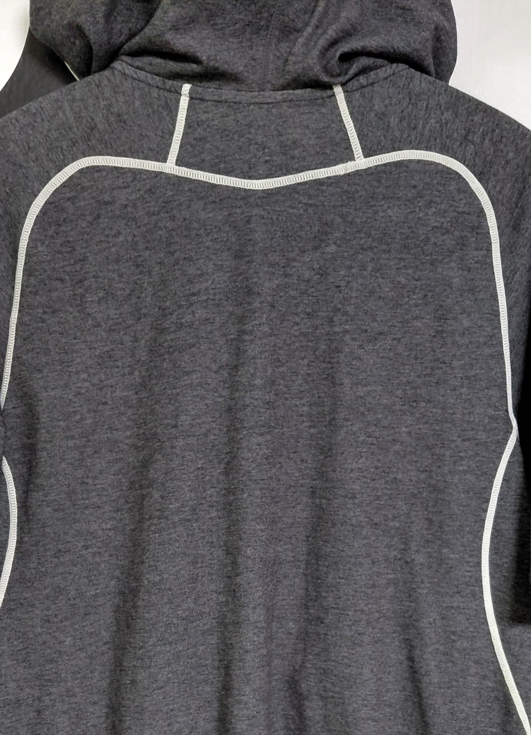 [M] 나이키 올드스쿨 FIT DRY 반팔 후드 집업 (차콜) 상품이미지8