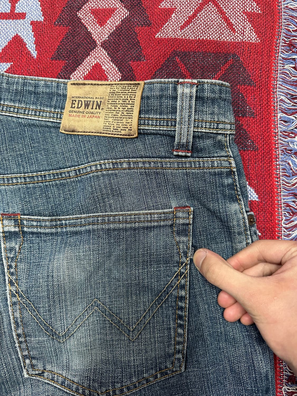 EDWIN International Basic F404 데님팬츠 상품이미지3