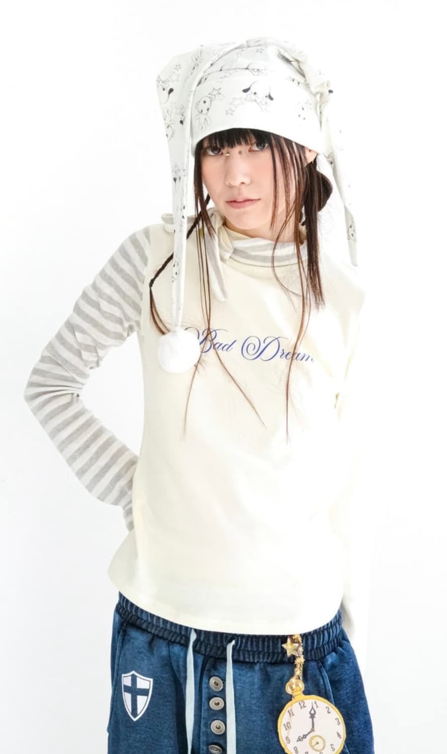 샵페어리 스카프 터틀넥 petit scarf stripe turtlene 상품이미지1