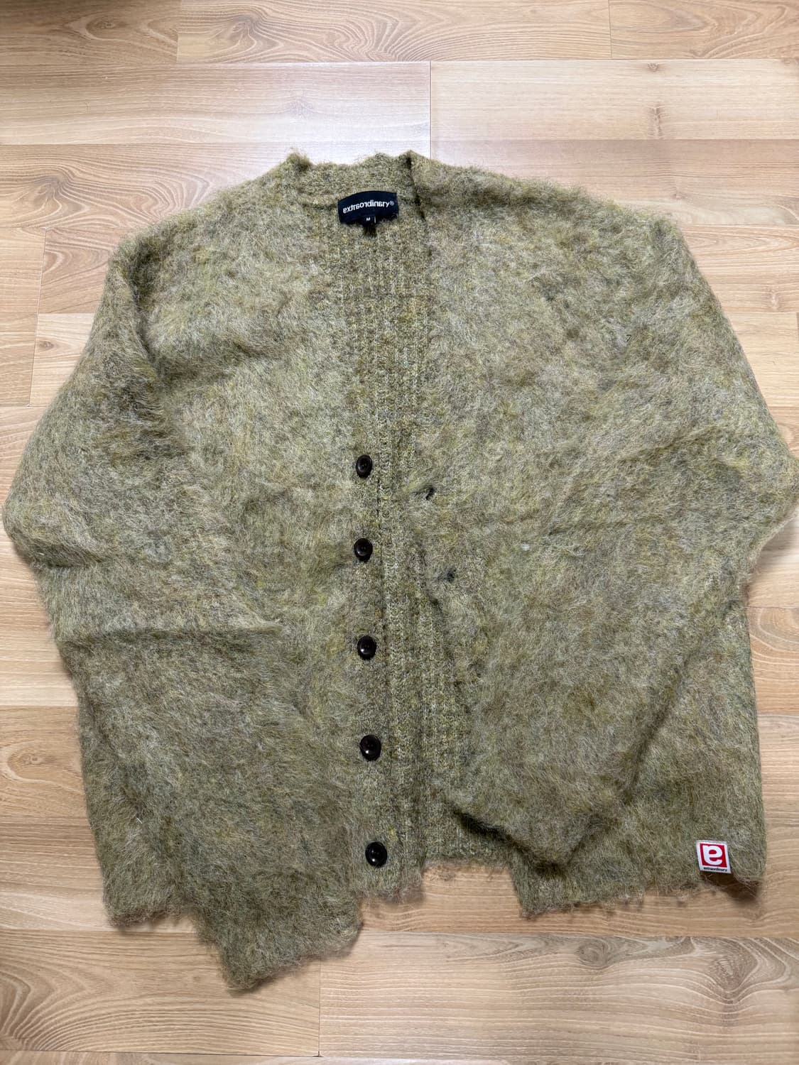 엑스트라오디너리 BRUSHED CARDIGAN GREEN [M] 상품이미지3