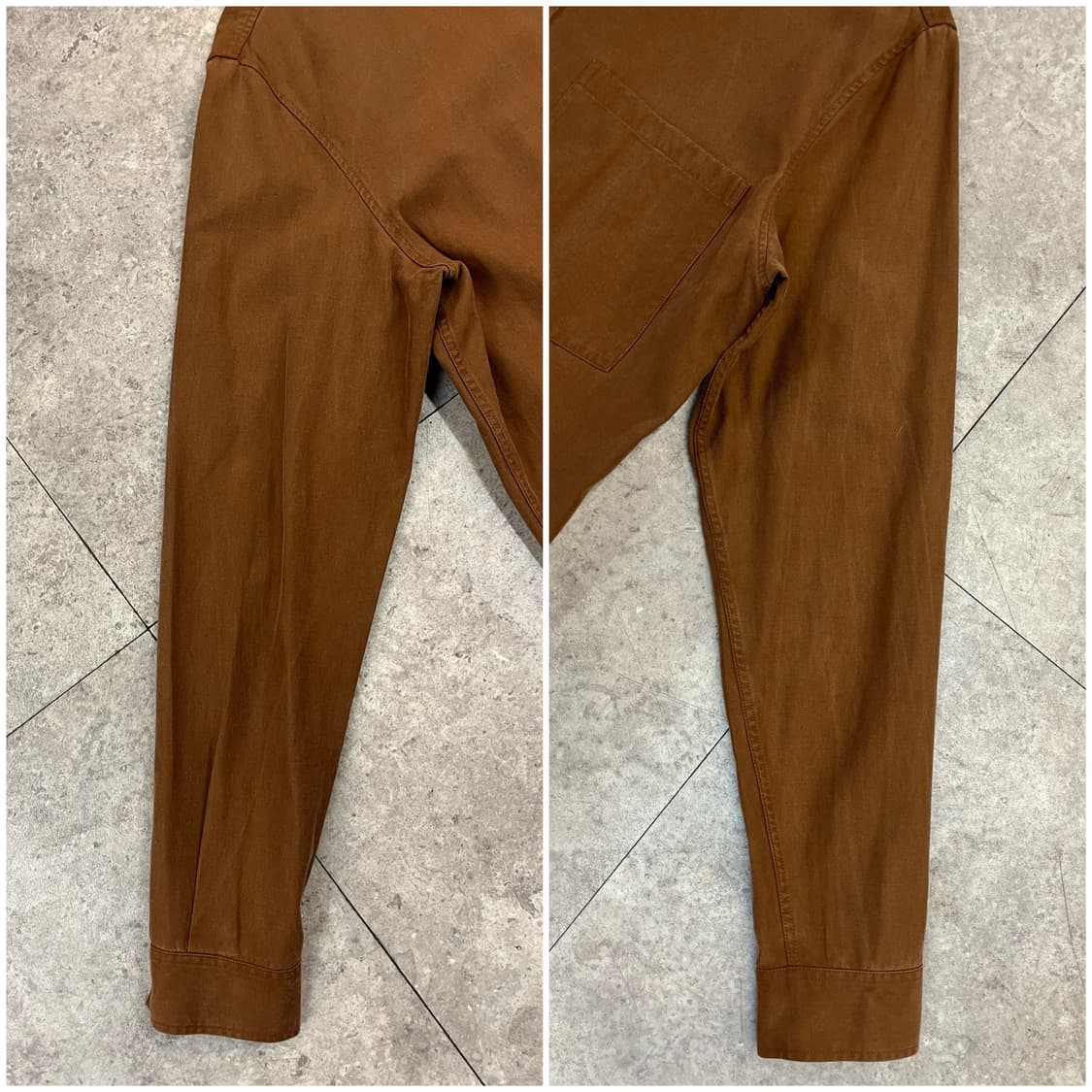 코스 셔츠 브라운 M #csz3280 상품이미지6