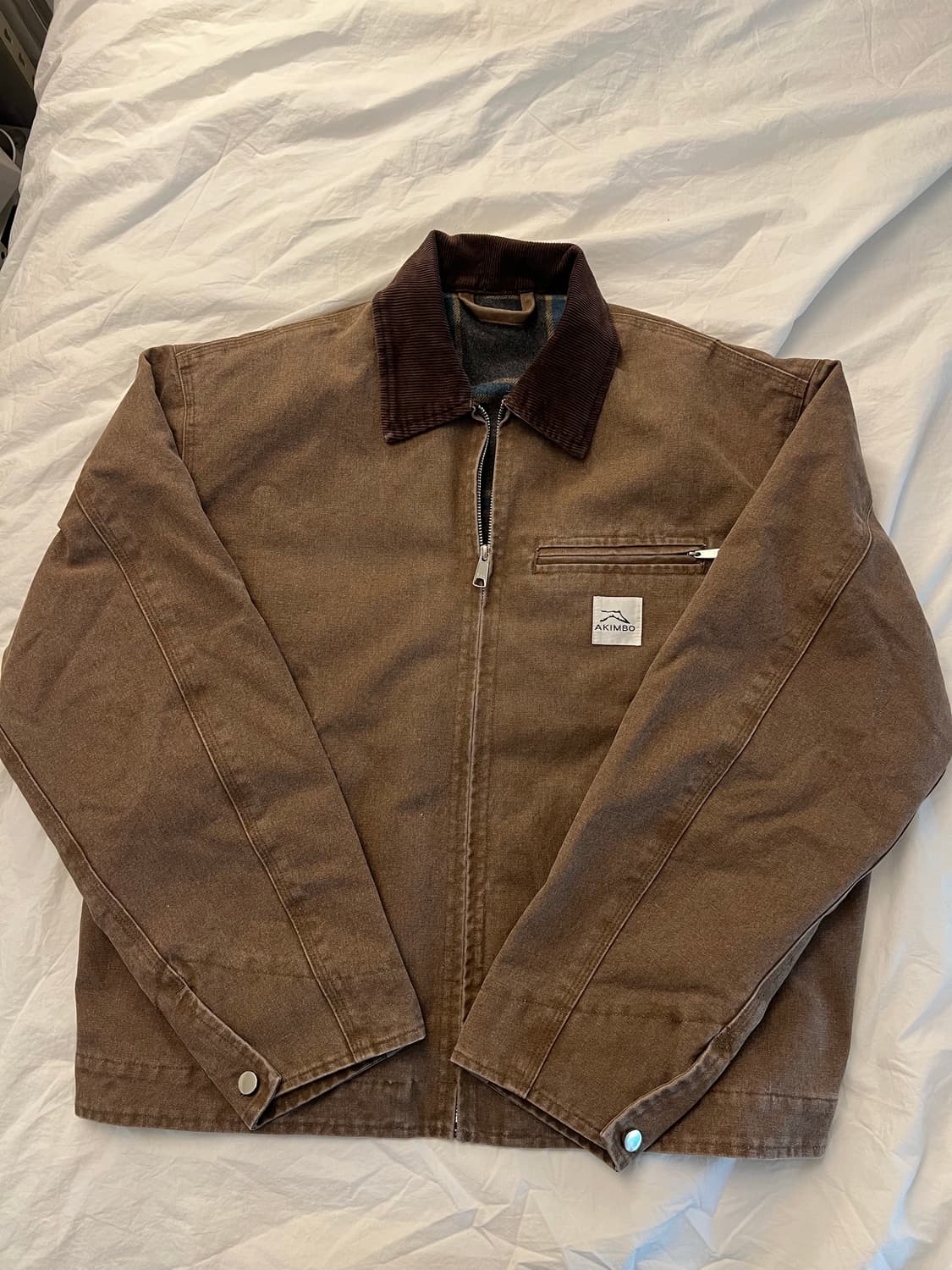아킴보 클럽 layton 워크 자켓 브라운 L 상품이미지5