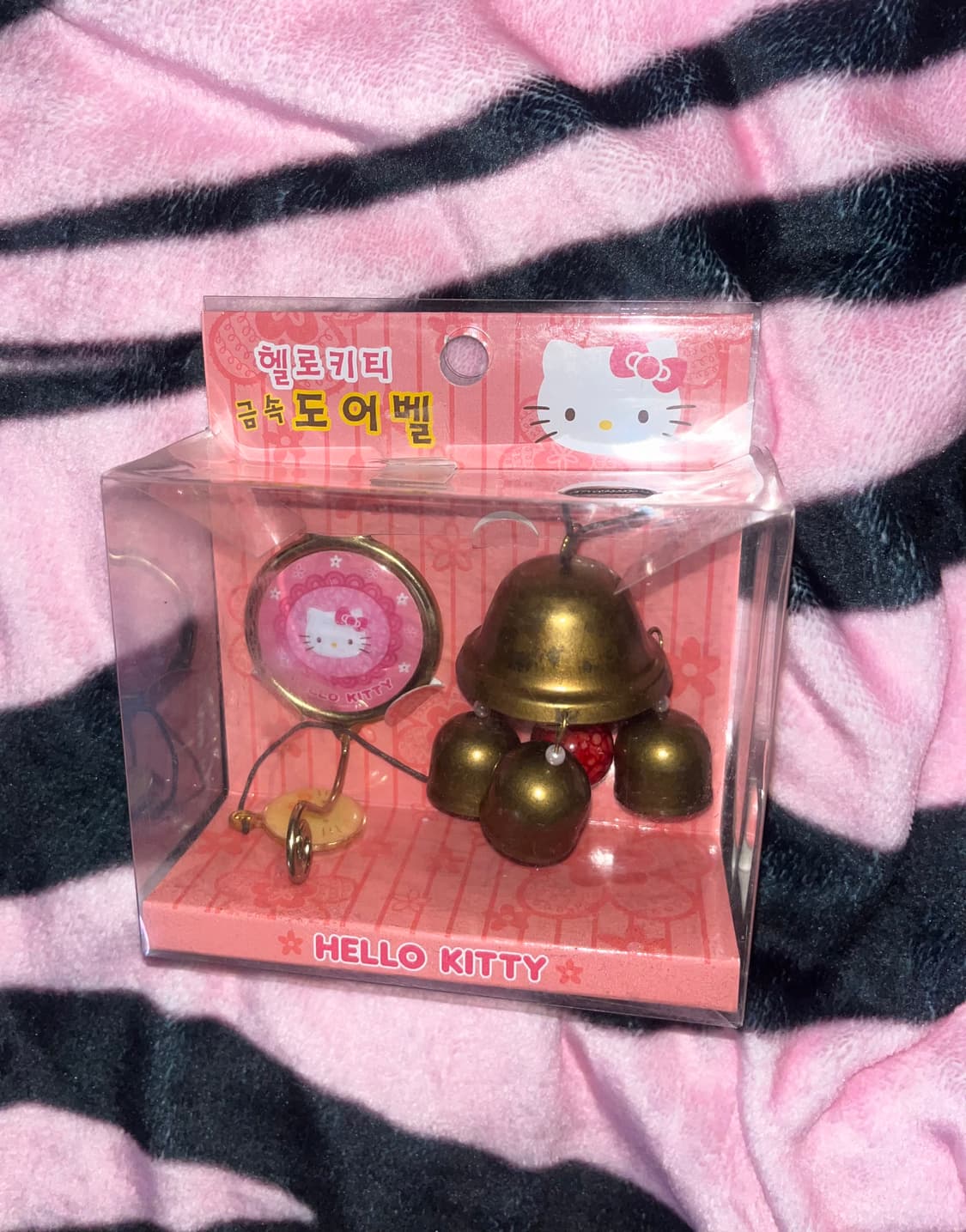 헬로키티 금속 도어벨 고전문구 희귀 레어 상품이미지1
