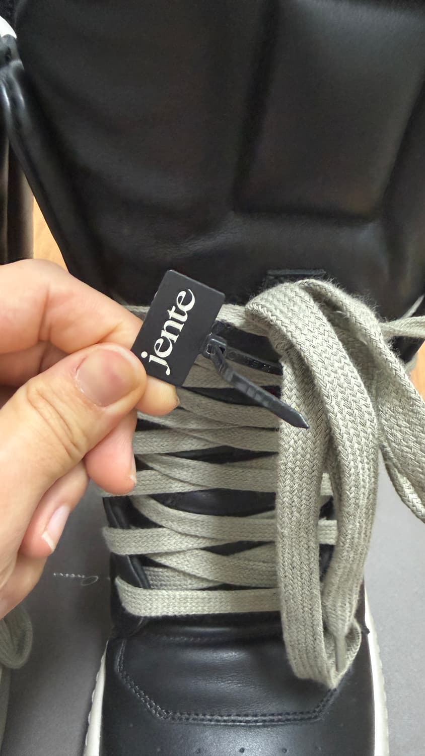 [42, 1회착] 릭오웬스 메가지오바스켓 런웨이 젠테발 밑창보강 블랙펄 상품이미지3