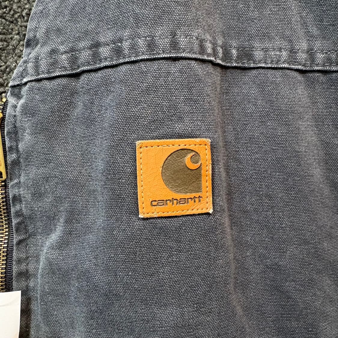 [5XL] CARHARTT 칼하트 빈티지 챠콜 워크 베스트 상품이미지2