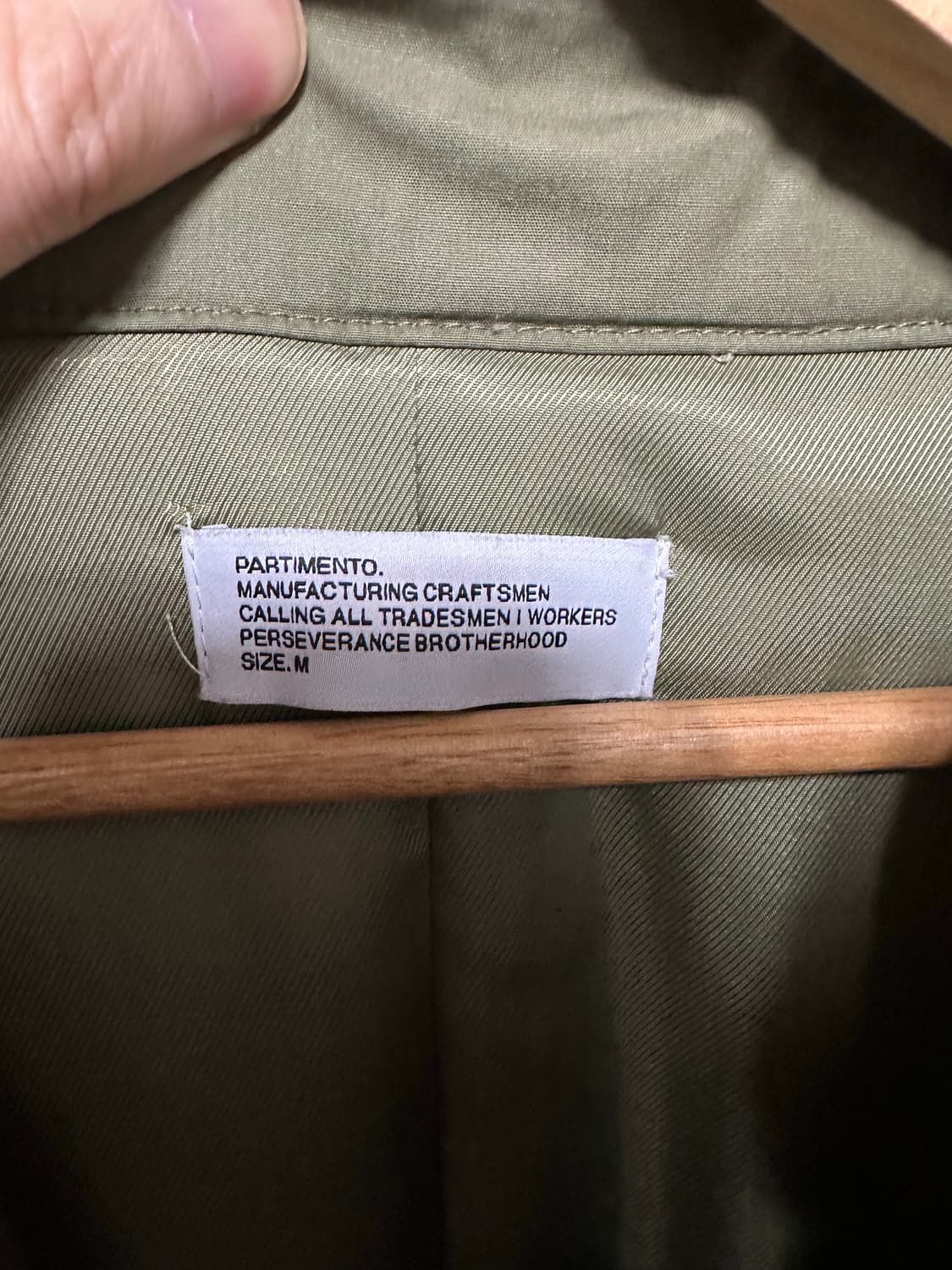 파르티멘토 M-65 피쉬테일 개파카 야상 m 상품이미지4