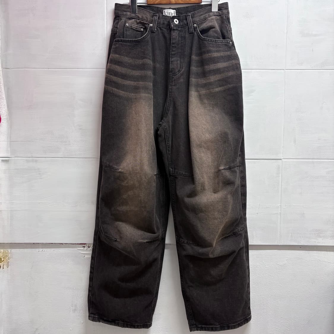 Kind 워싱 벌룬 데님팬츠  상품이미지1