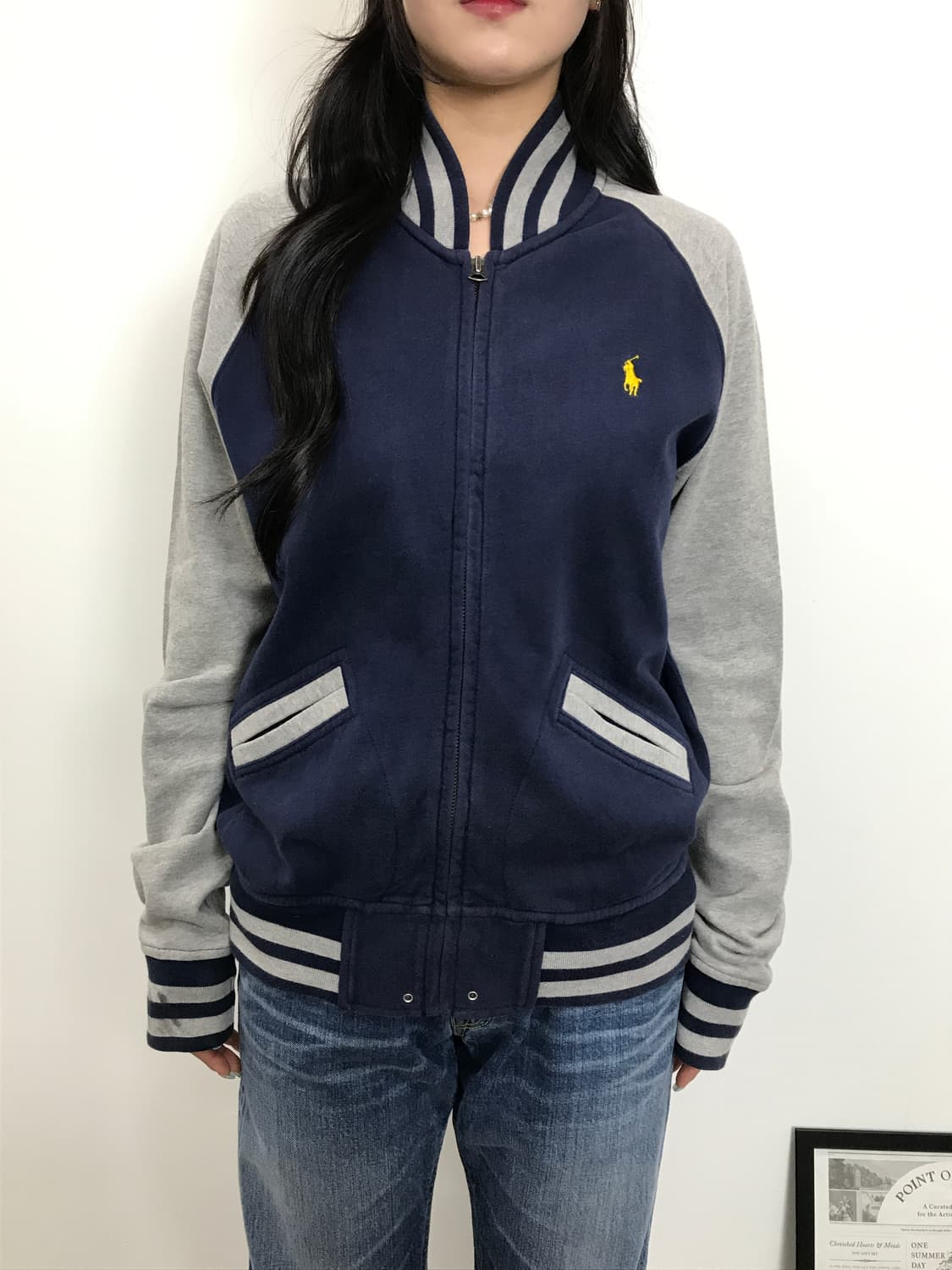 Polo Varsity Raglan Zip-Up Jacket 상품이미지2