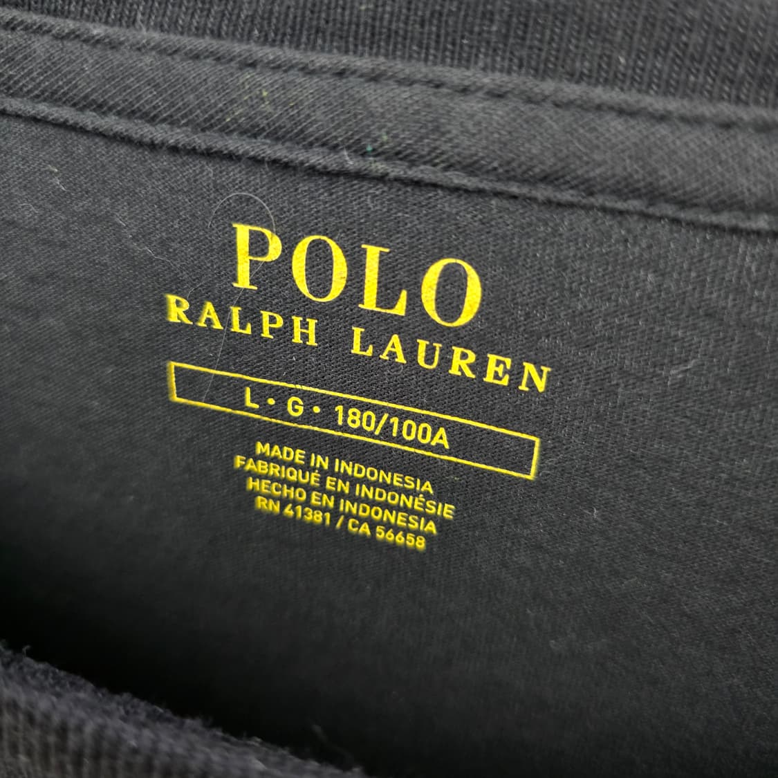 폴로랄프로렌 블랙 롱슬리브 상품이미지4