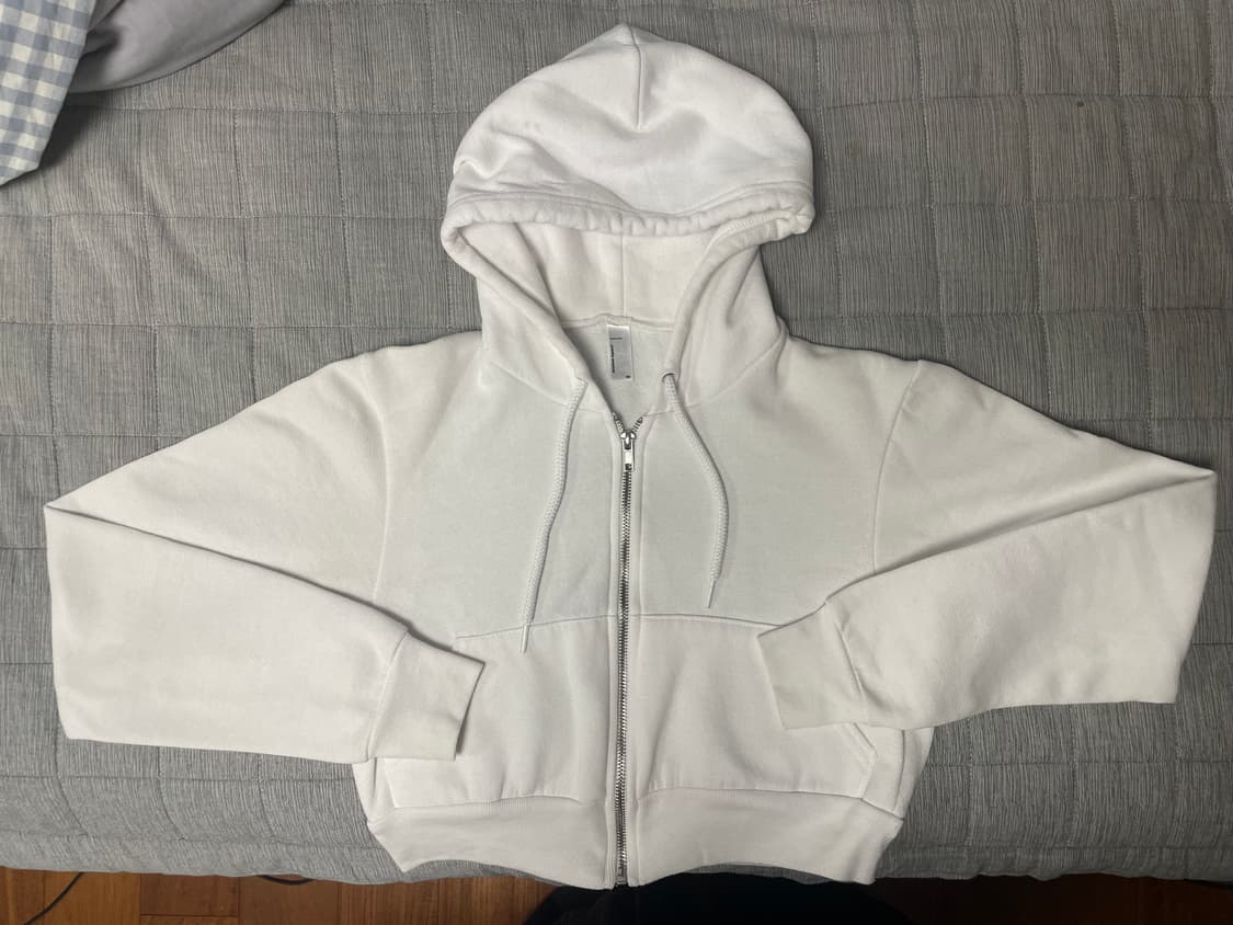 아메리칸어패럴 크롭 후드 집업 aa 상품이미지2