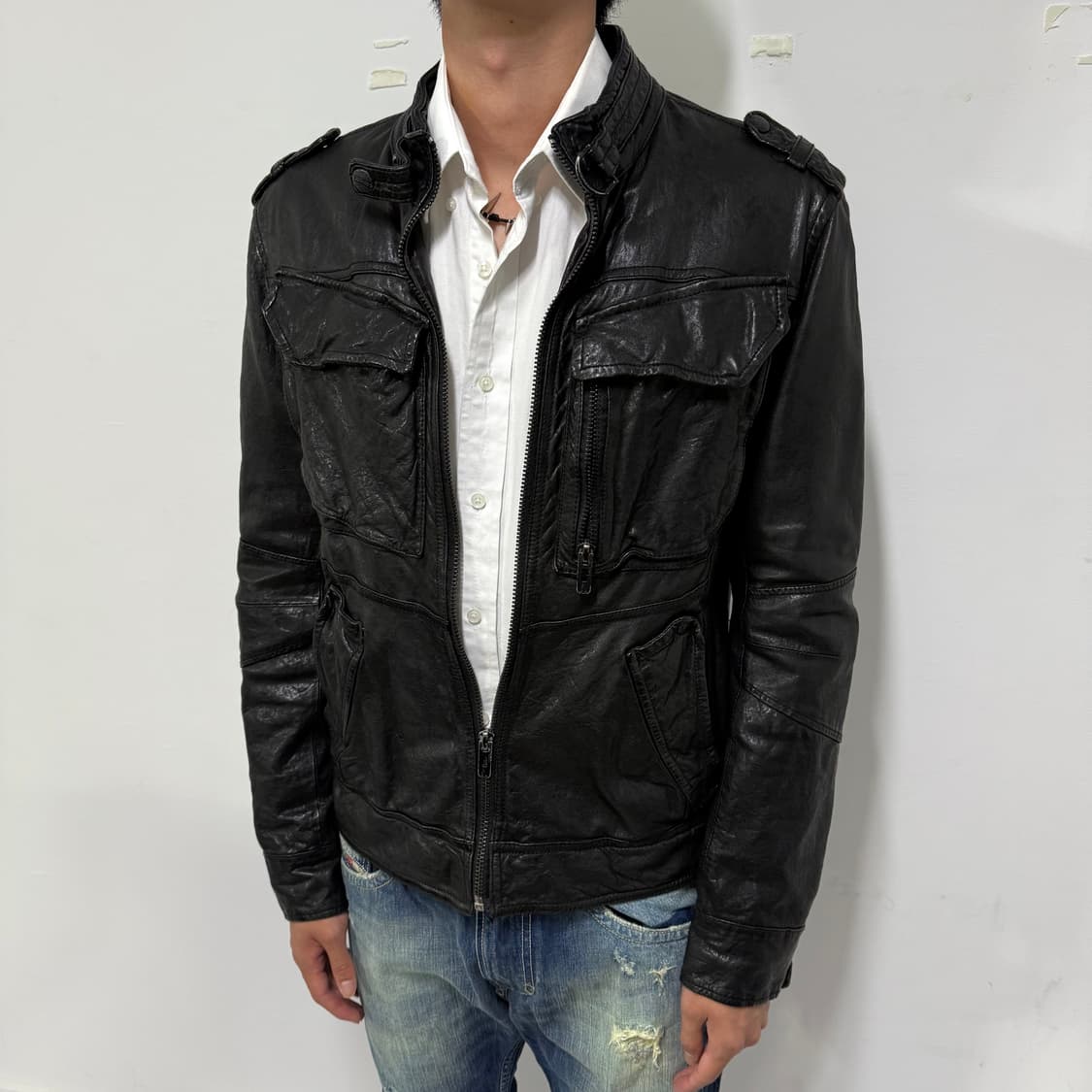 버커루 에디슬리먼 맛 레더자켓  상품이미지3