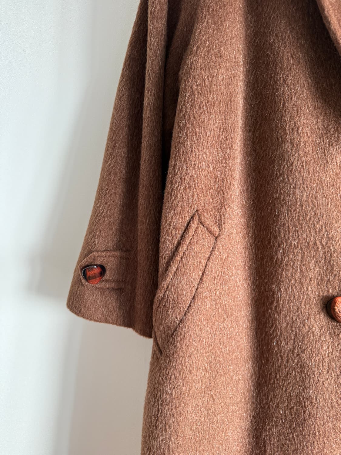 Pre owned 빈티지 울 코트 상품이미지3