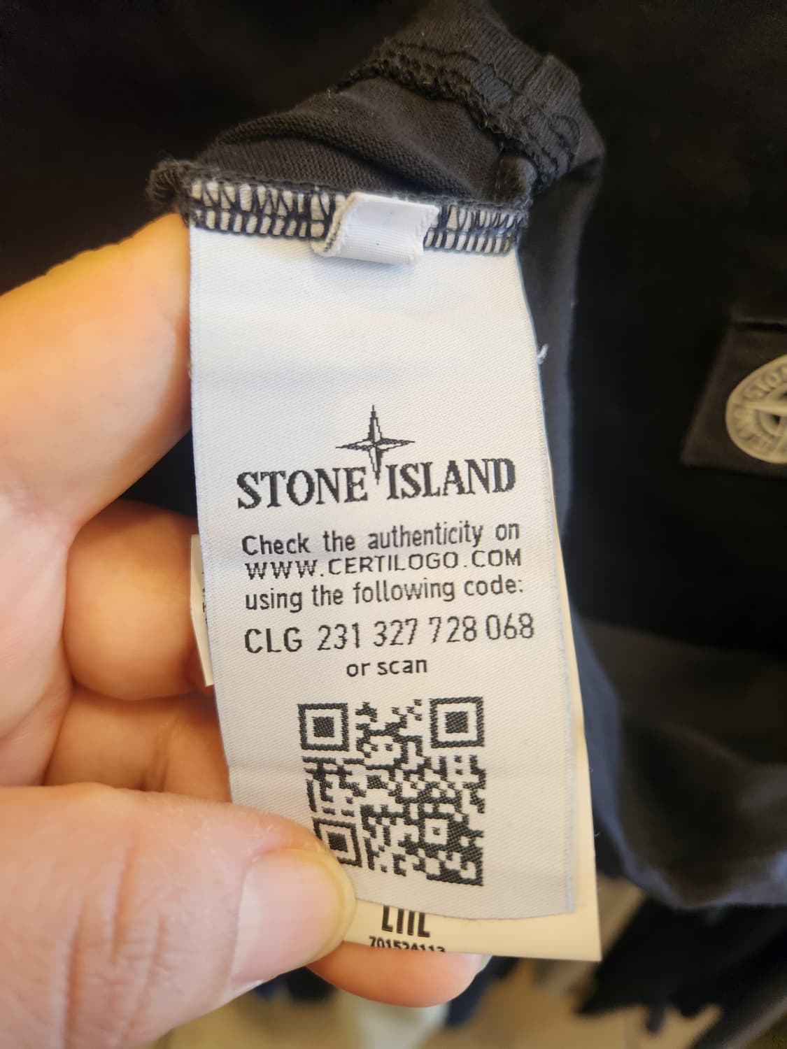 스톤아일랜드 블랙 반팔 티셔츠 상품이미지6