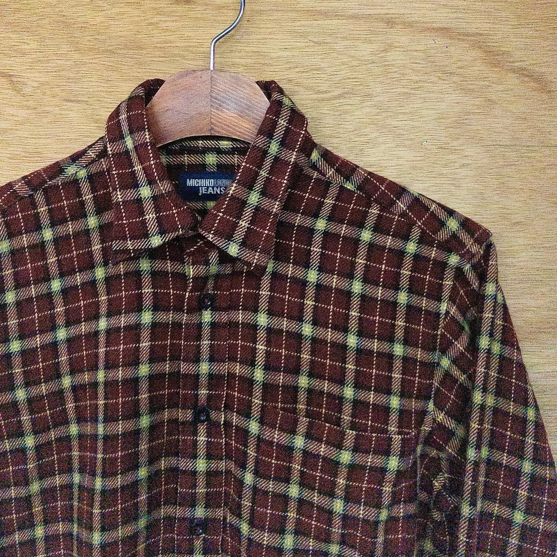 90 Michiko London Jeans 플란넬 셔츠 (M) 상품이미지2