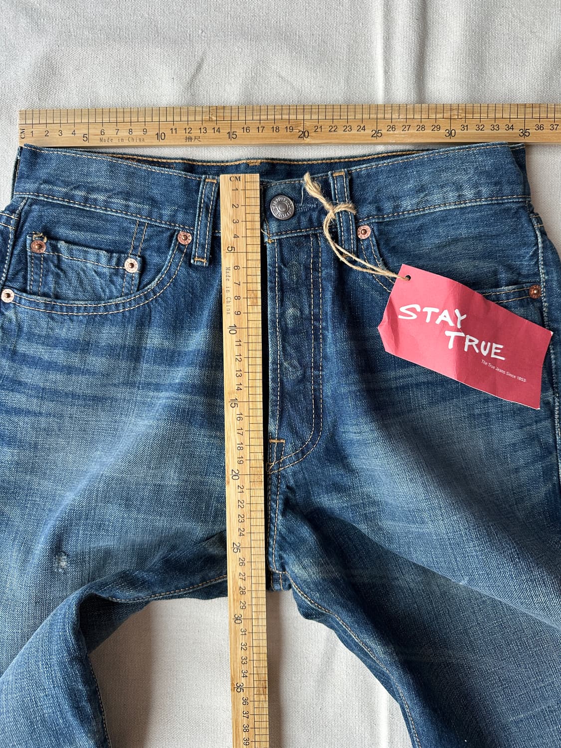 리바이스 501 스테이트루 워싱 데님 팬츠 28(새상품) 상품이미지9