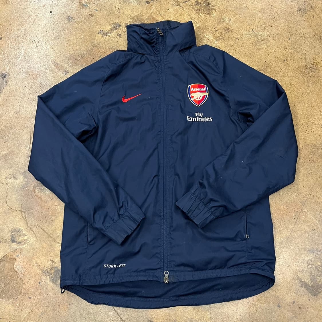 [정품/S] 나이키 아스날 바람막이 네이비 b18 상품이미지2
