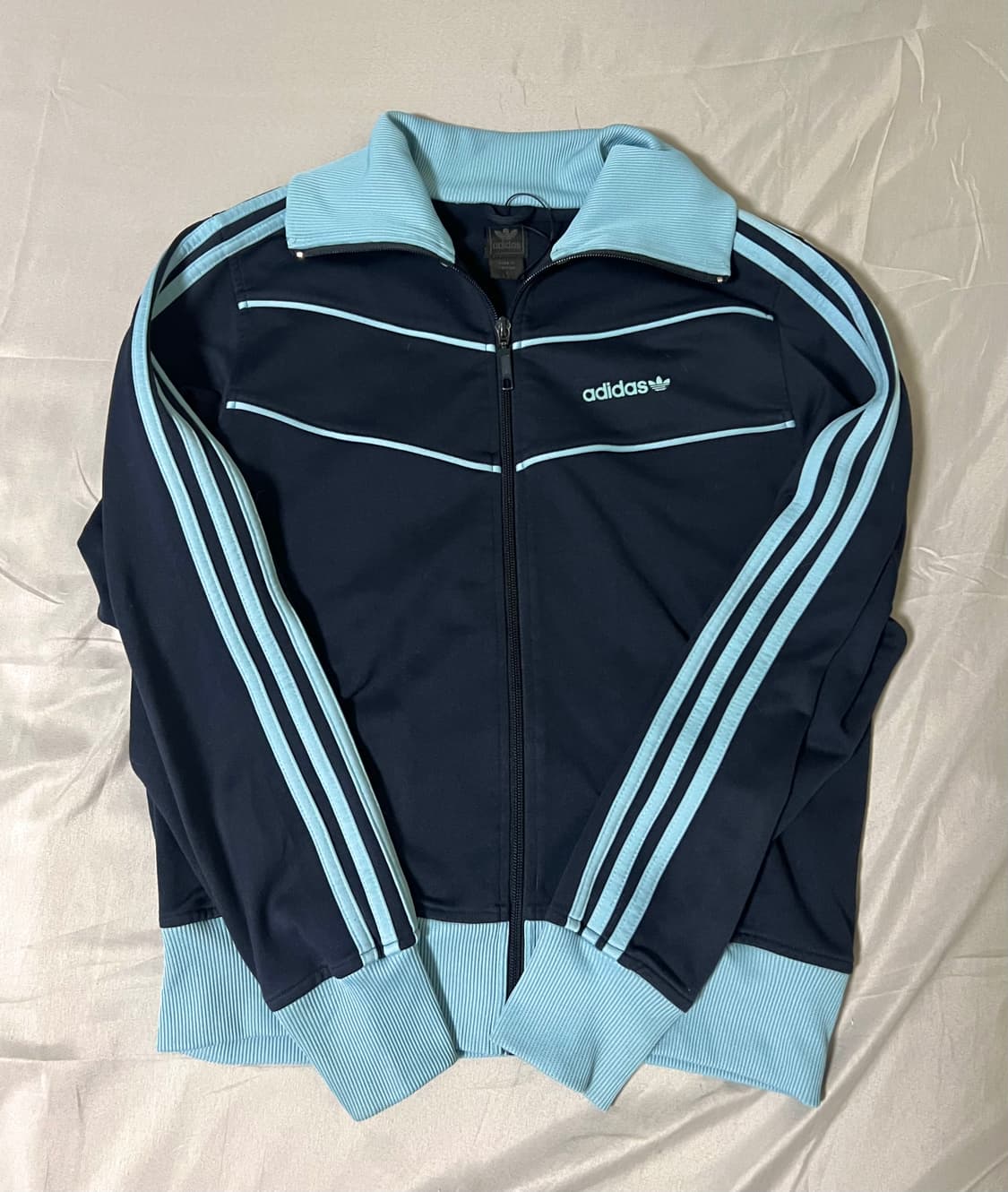 ✨Adidas✨ navy skyblue 베켄바우어 져지 zip up 상품이미지1