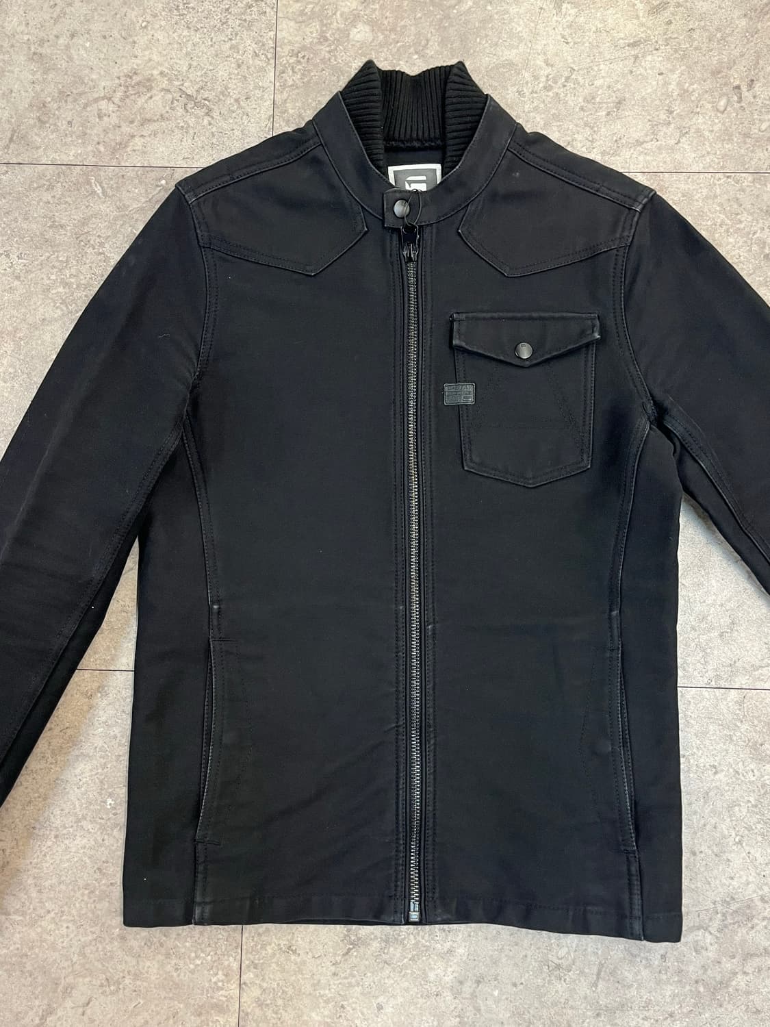 빈티지 라이더 자켓 블랙 M #csz2949  상품이미지4