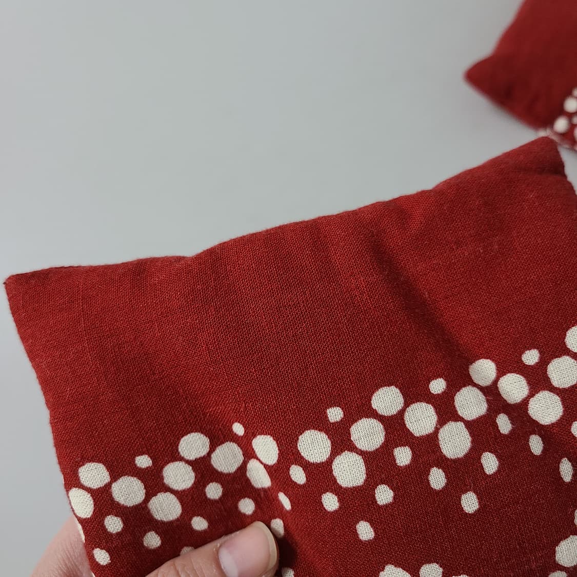 캐피탈 헴프 레이온 반다나 패턴 케사 머플러 레드 OS 상품이미지4