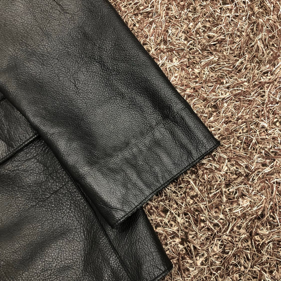 빈티지 소가죽 카우스킨 블레이저 레더 가죽 자켓 상품이미지3