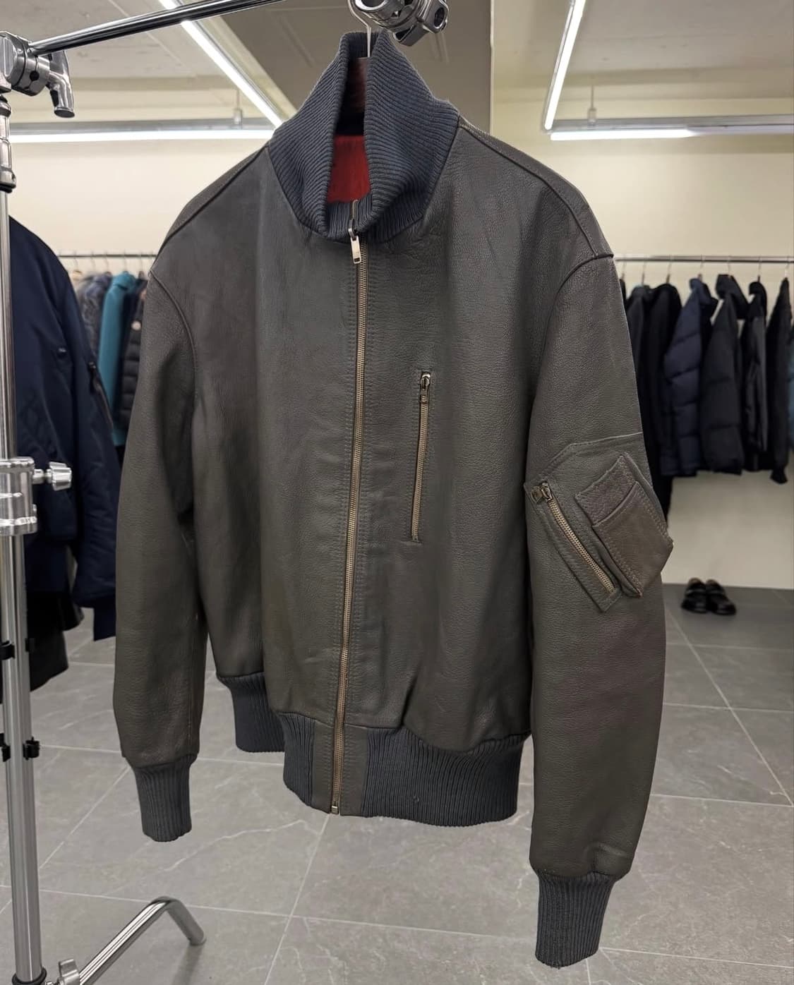 70's GERMAN FLIGHT BOMBER_ goat skin (L) 상품이미지1