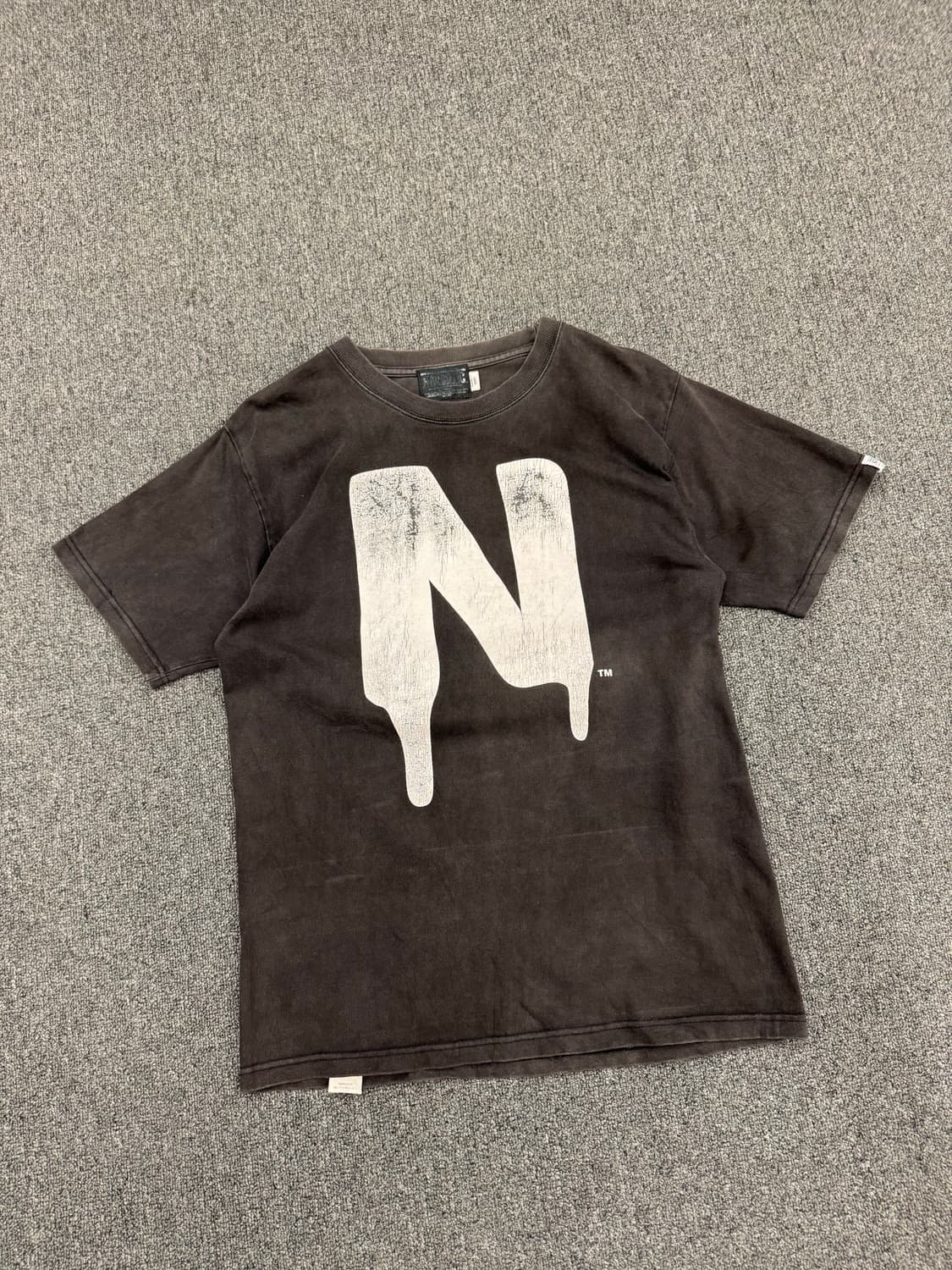 L)Narcotic Gdc 빈티지 로고 프린팅 선 페이드 반팔 티셔츠 상품이미지1