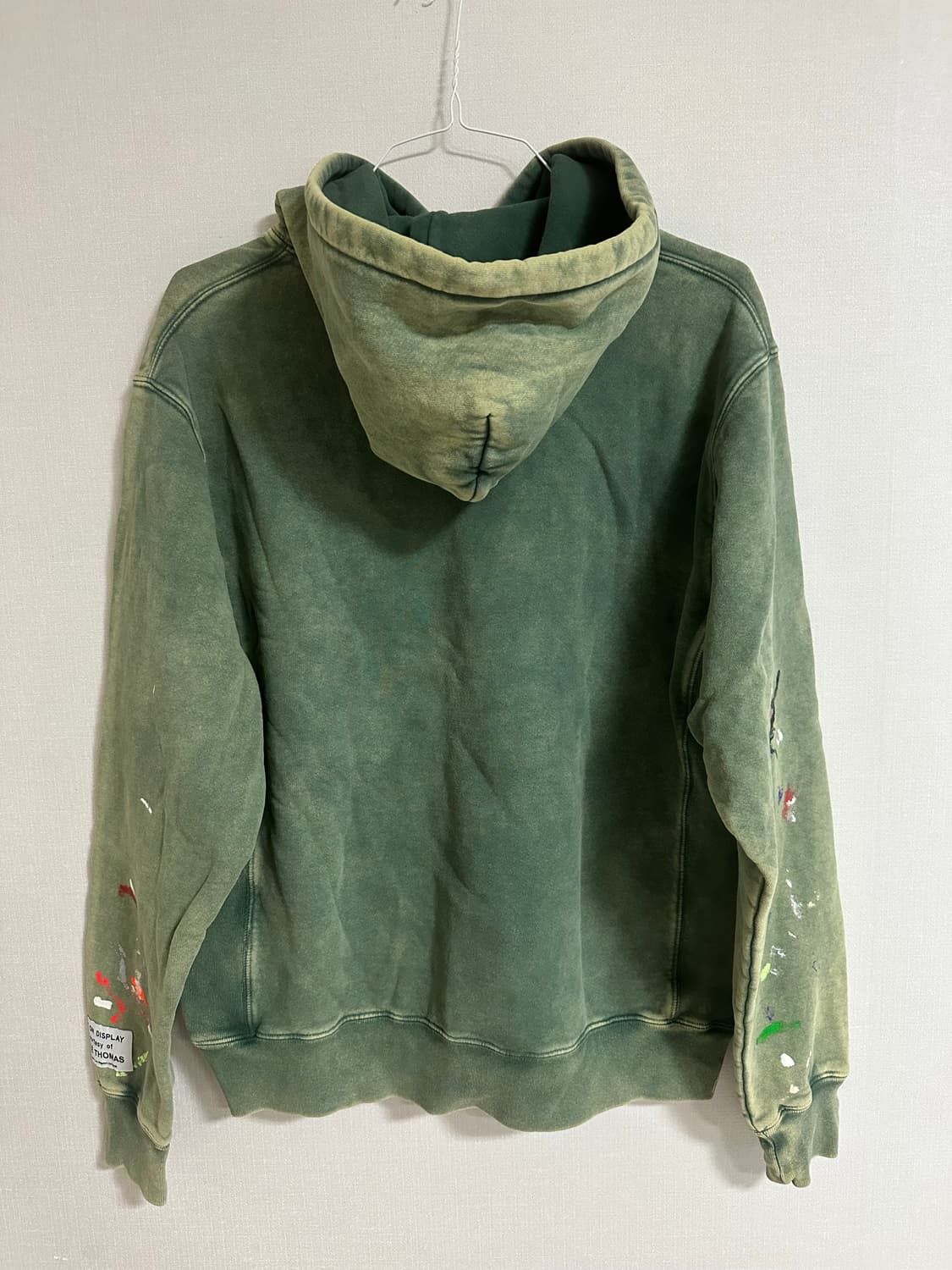 갤러리 디파트먼트 페인티드 프렌치 로고 후디 그린 상품이미지4