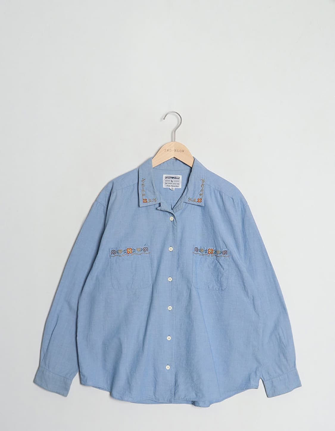 LA CIFONELLI Embro Chambray Shirts 상품이미지1