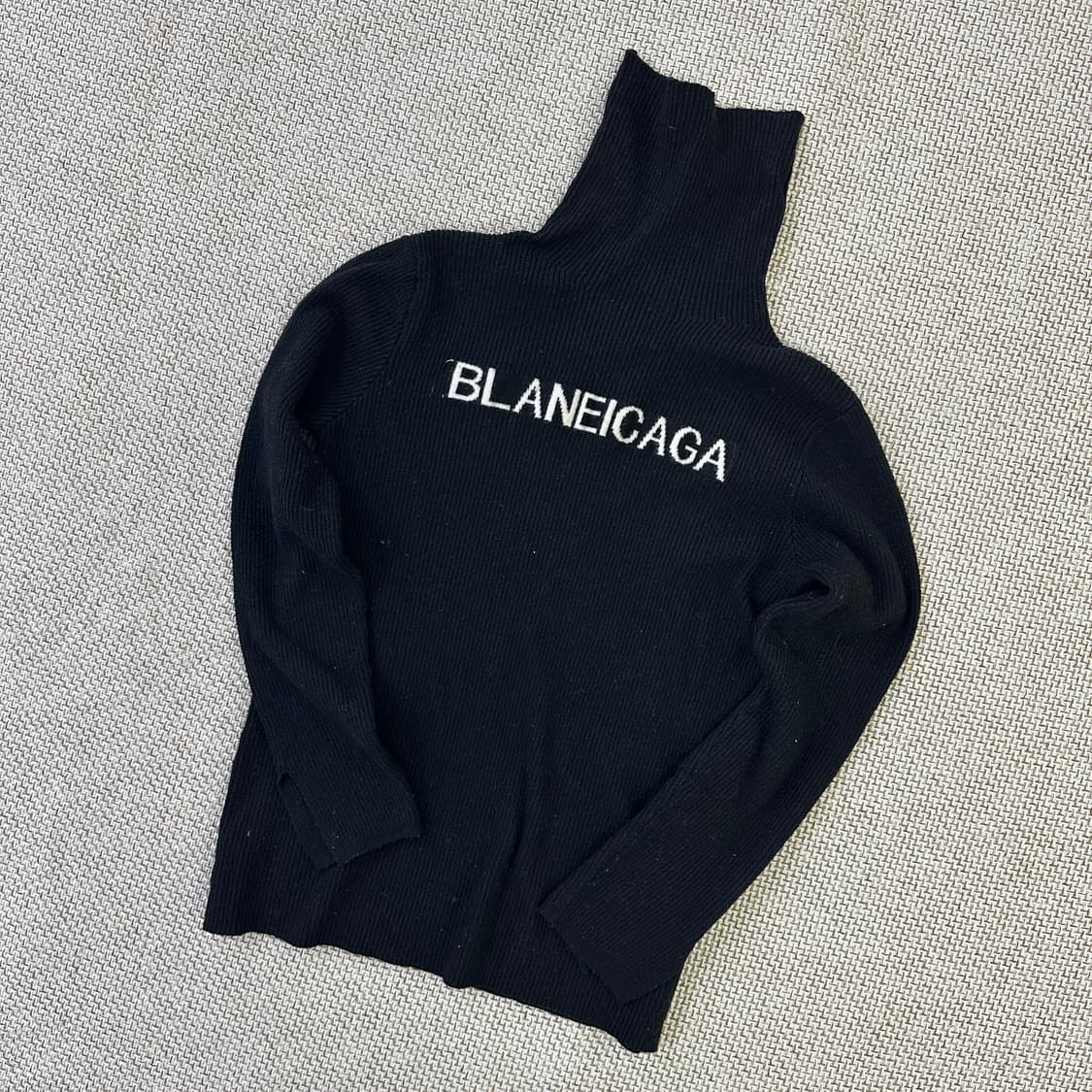 실측확인 블랙 터틀넥 니트 스웨터 0331D 상품이미지1