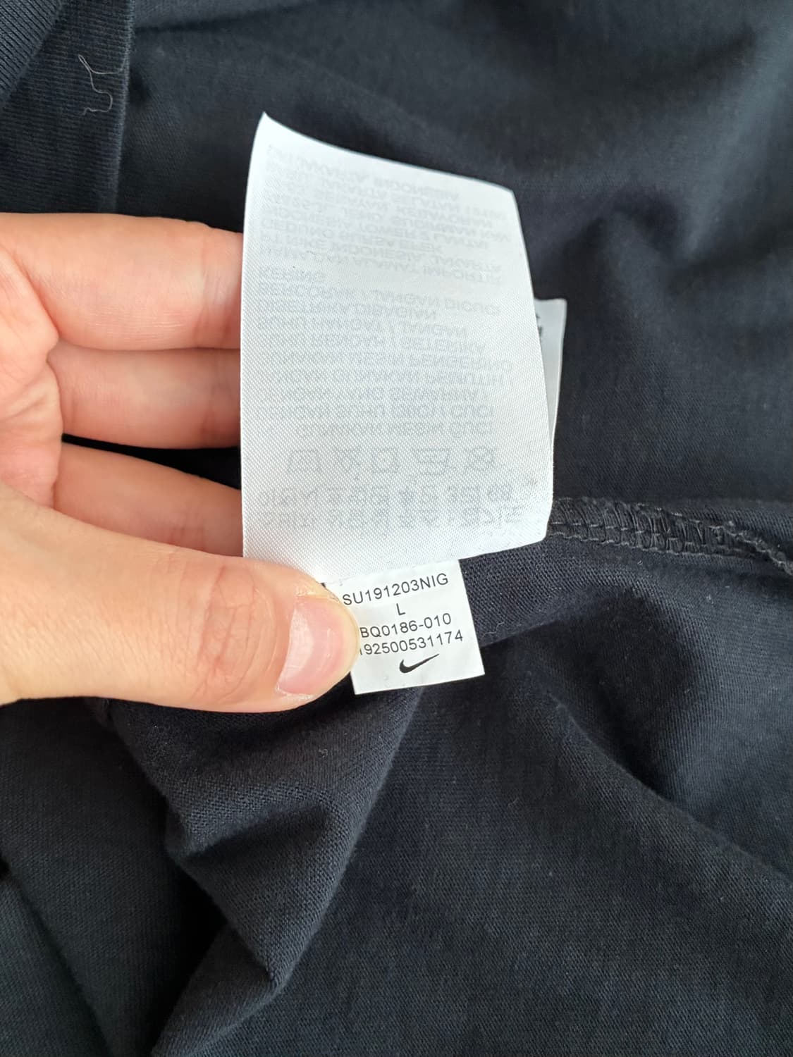 100) 나이키 시바견 반팔 티셔츠 블랙 상품이미지6