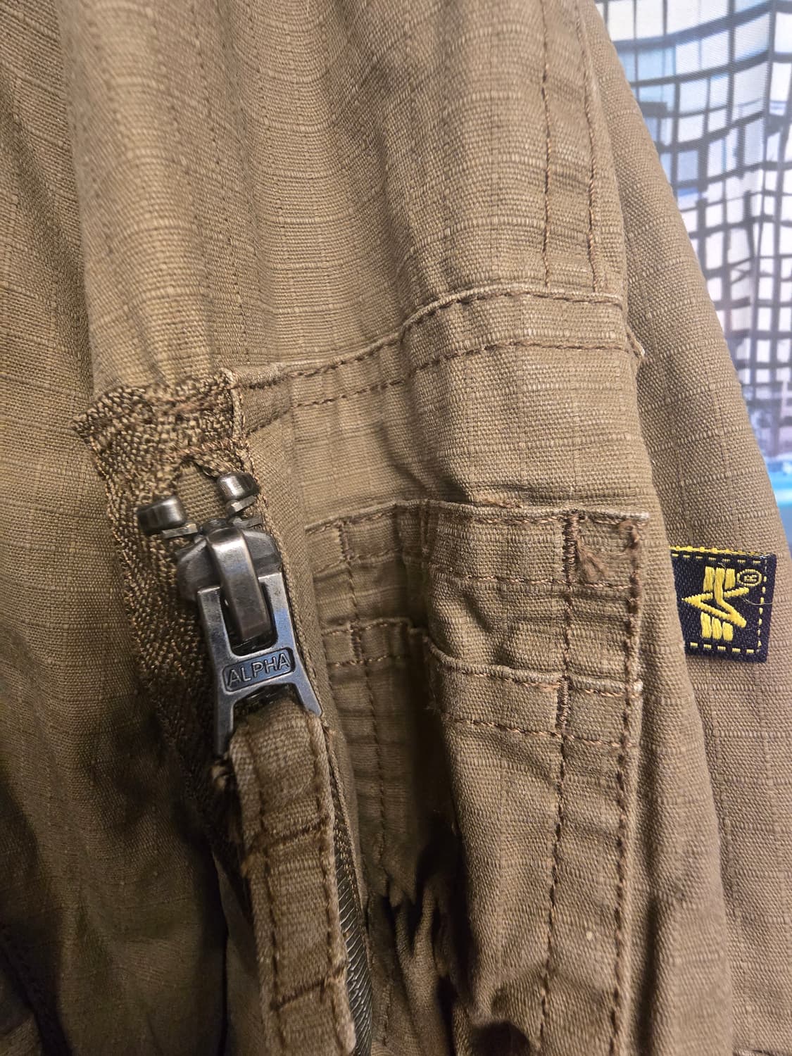 알파인더스트리 오리지널 N-3B 슬림 (Brown)패딩 상품이미지3