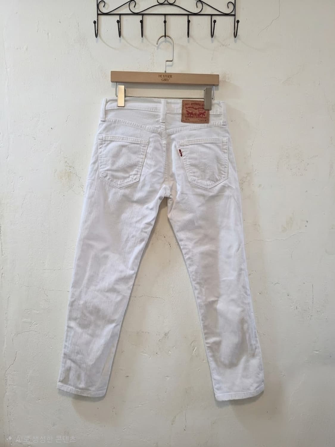 리바이스 511 화이트 청바지 W28 상품이미지2