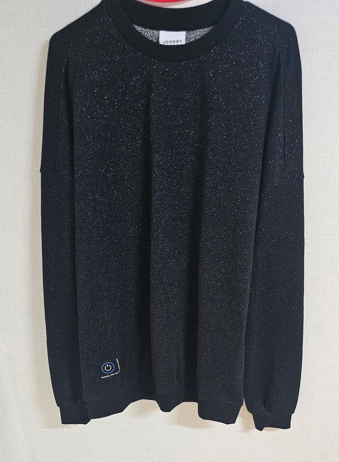 반짝이포인트쭈리맨투맨티셔츠 오버핏 M 상품이미지1