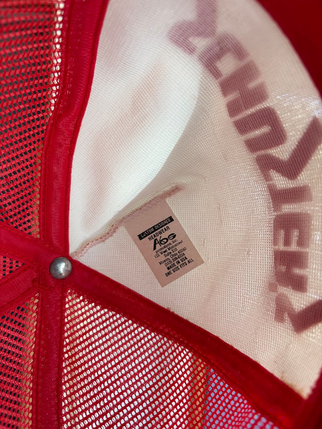 90s USA 빈티지 트러커 캡 상품이미지5