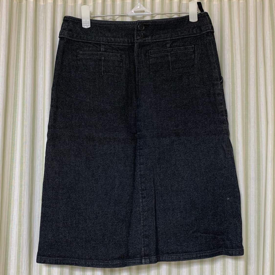 빈티지 데님 미디스커트 상품이미지3