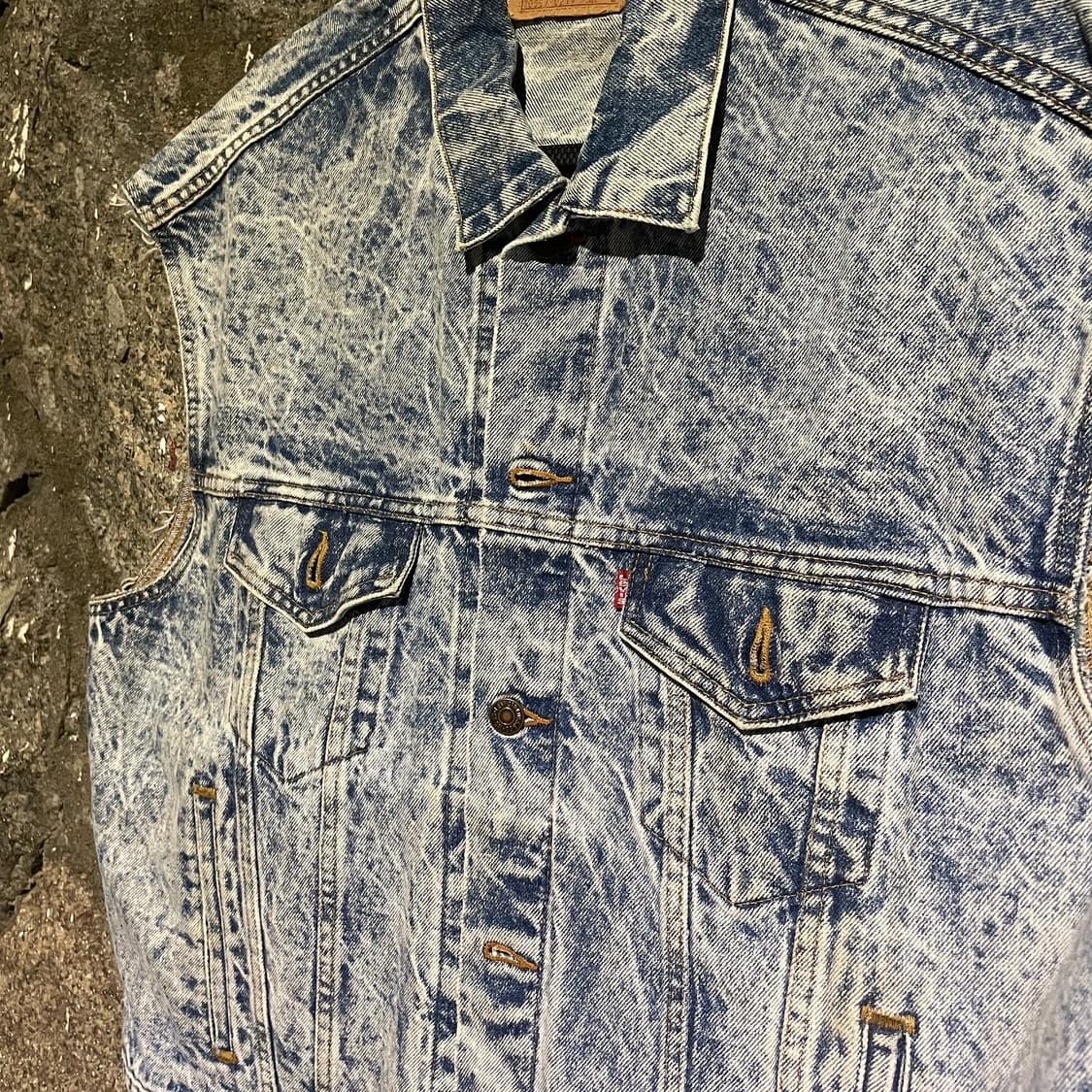 90s 리바이스 데님 조끼(105) 상품이미지2