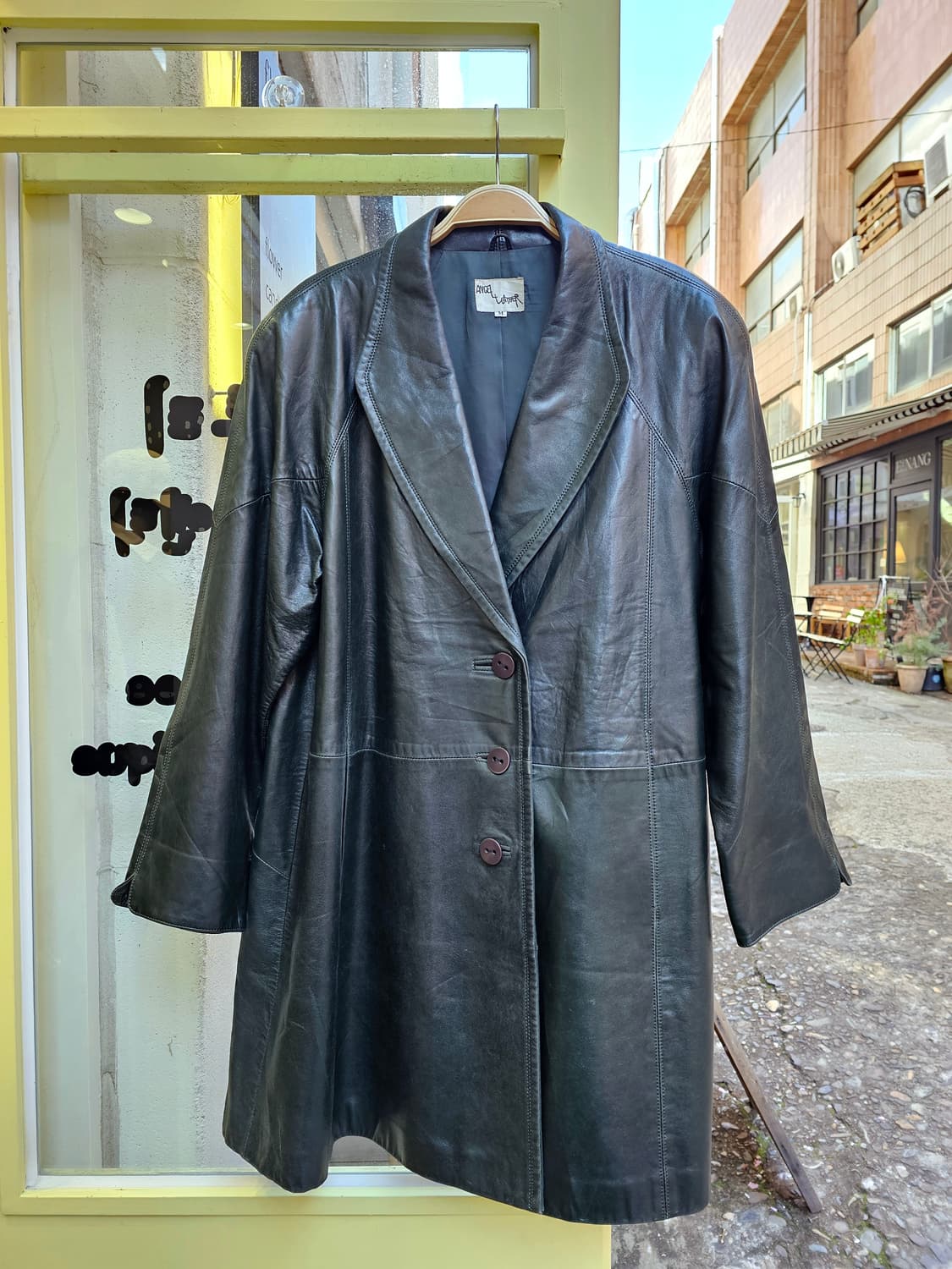 Angle Leather 딥그린 램스킨 자켓 상품이미지3